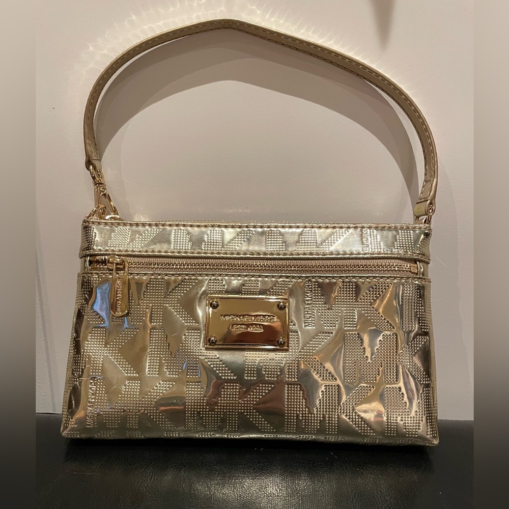Michael Kors Metallic Gold Shoulder Bag